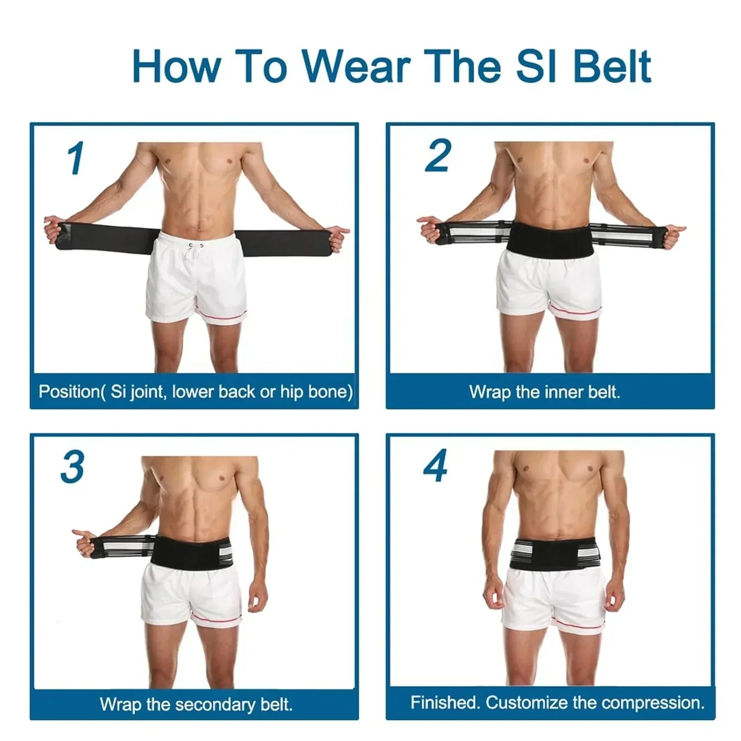 SI Joint Hip Belt – Relief For Sciatica & Lower Back Pain |